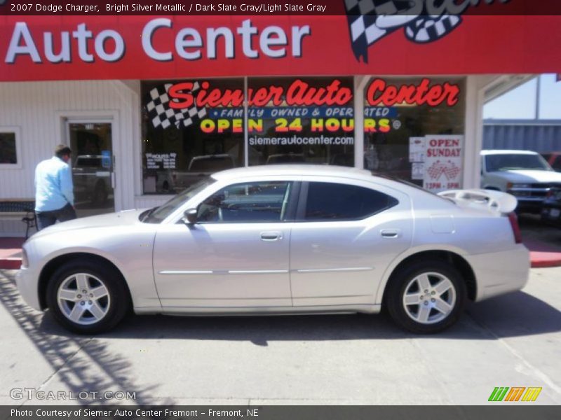 Bright Silver Metallic / Dark Slate Gray/Light Slate Gray 2007 Dodge Charger