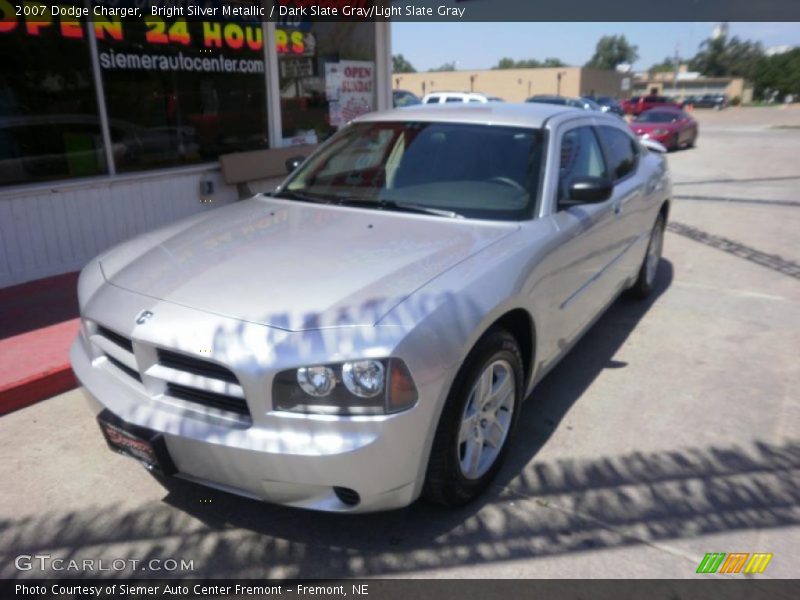 Bright Silver Metallic / Dark Slate Gray/Light Slate Gray 2007 Dodge Charger