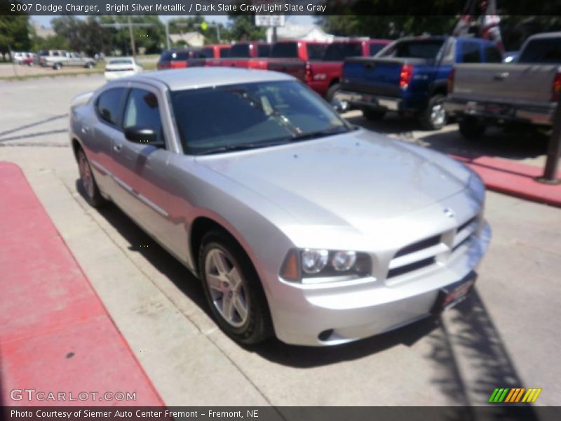 Bright Silver Metallic / Dark Slate Gray/Light Slate Gray 2007 Dodge Charger