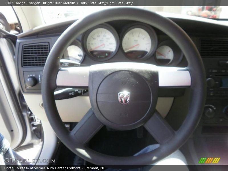 Bright Silver Metallic / Dark Slate Gray/Light Slate Gray 2007 Dodge Charger