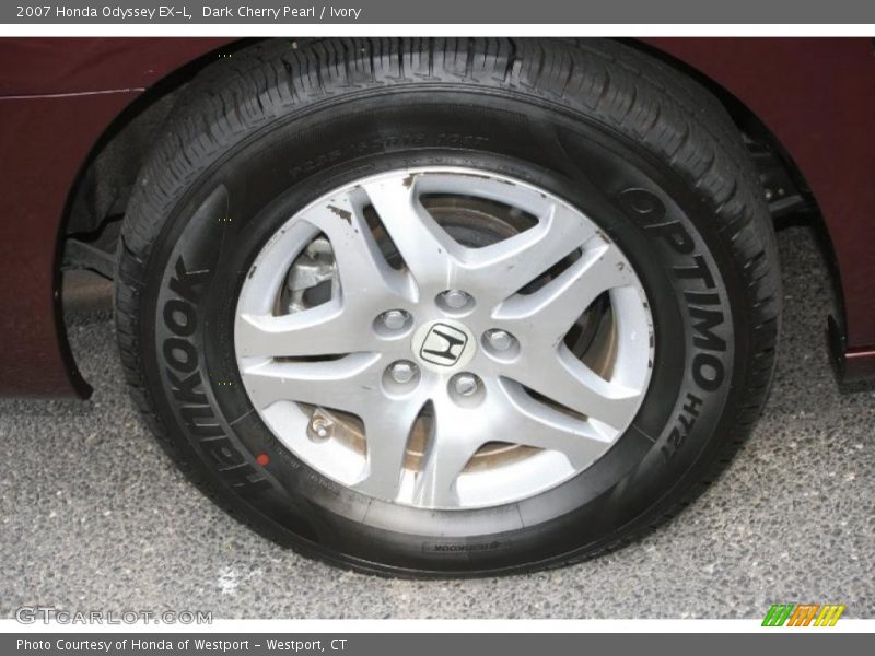 Dark Cherry Pearl / Ivory 2007 Honda Odyssey EX-L