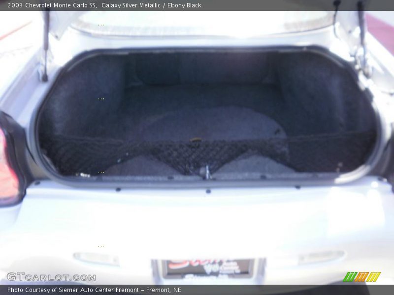Galaxy Silver Metallic / Ebony Black 2003 Chevrolet Monte Carlo SS