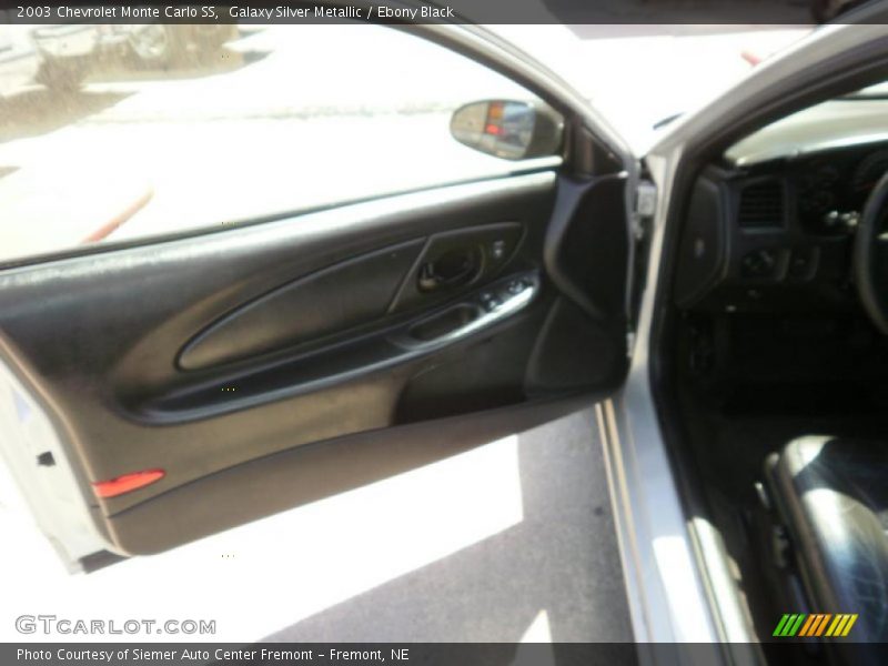Galaxy Silver Metallic / Ebony Black 2003 Chevrolet Monte Carlo SS