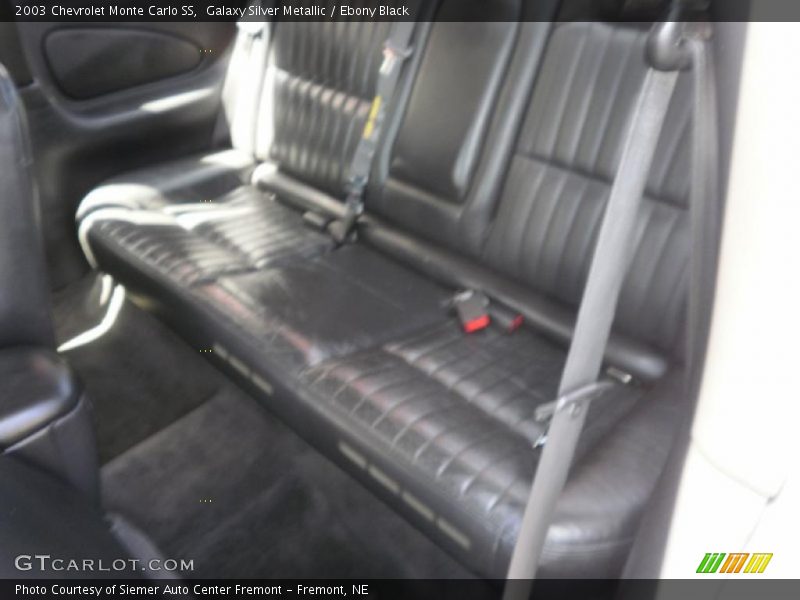 Galaxy Silver Metallic / Ebony Black 2003 Chevrolet Monte Carlo SS