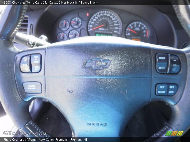 Galaxy Silver Metallic / Ebony Black 2003 Chevrolet Monte Carlo SS