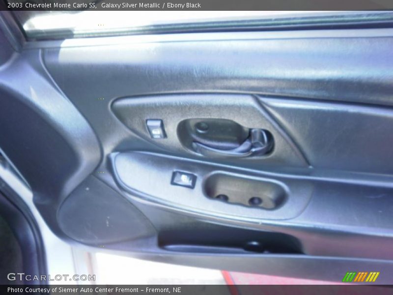Galaxy Silver Metallic / Ebony Black 2003 Chevrolet Monte Carlo SS