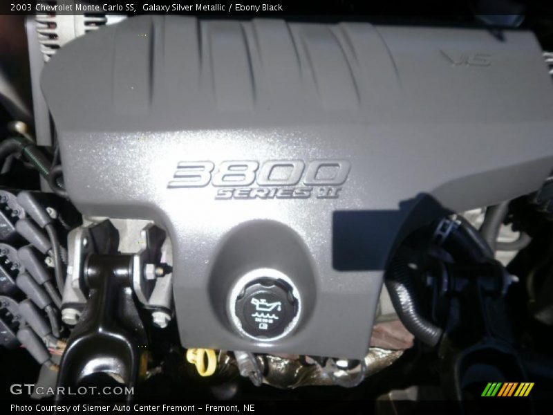 Galaxy Silver Metallic / Ebony Black 2003 Chevrolet Monte Carlo SS