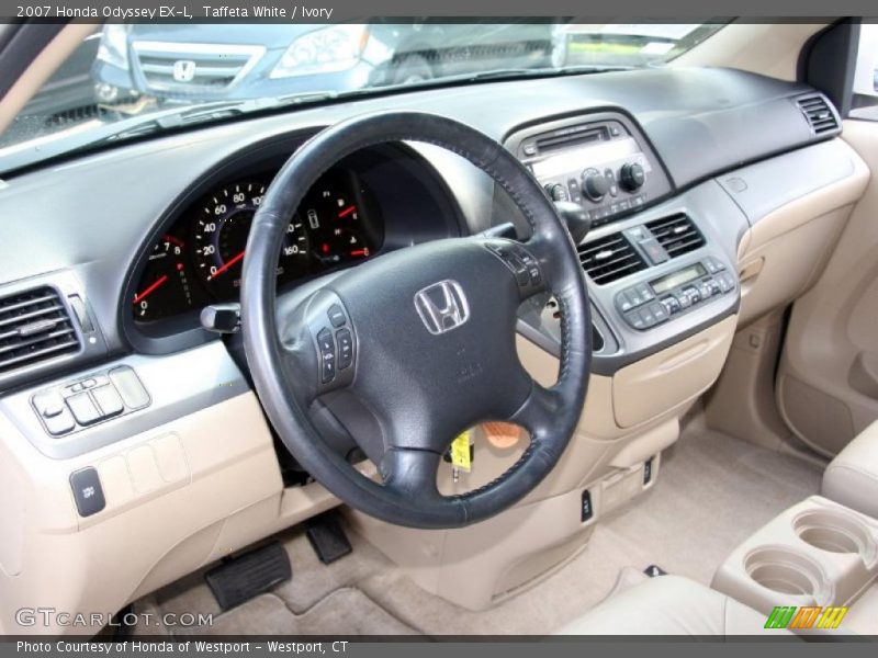 Taffeta White / Ivory 2007 Honda Odyssey EX-L