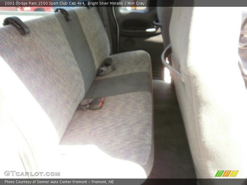 Bright Silver Metallic / Mist Gray 2001 Dodge Ram 1500 Sport Club Cab 4x4