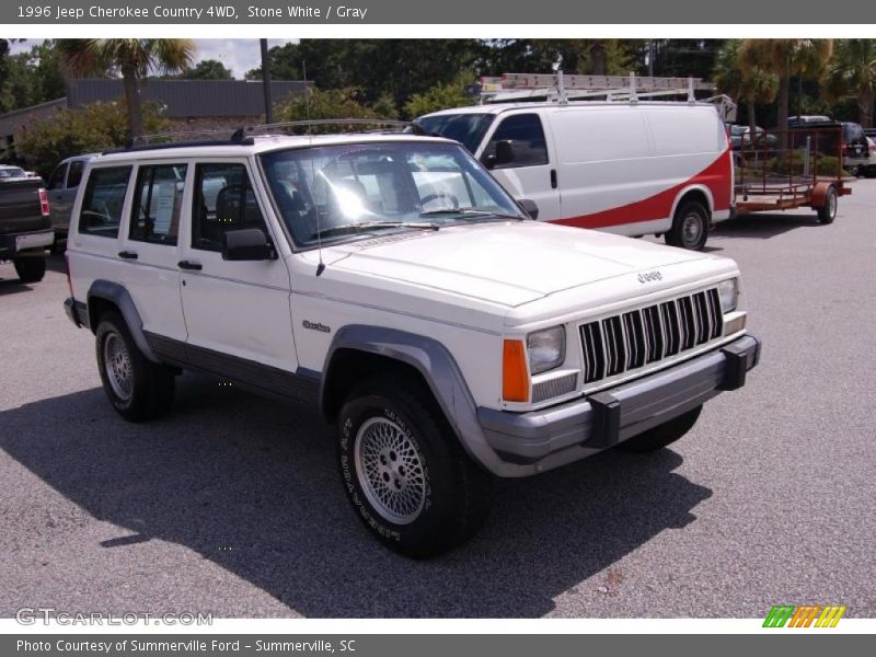Stone White / Gray 1996 Jeep Cherokee Country 4WD
