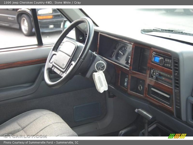 Stone White / Gray 1996 Jeep Cherokee Country 4WD