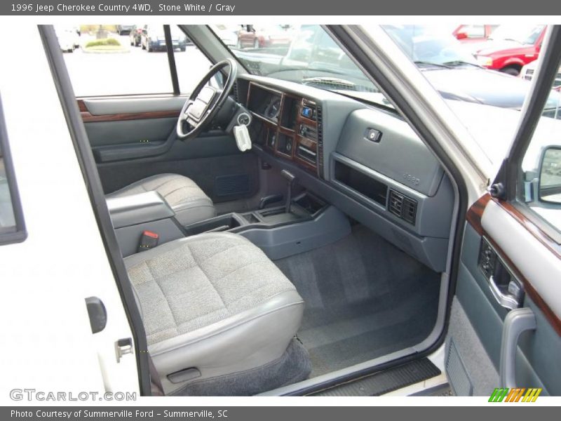 Stone White / Gray 1996 Jeep Cherokee Country 4WD
