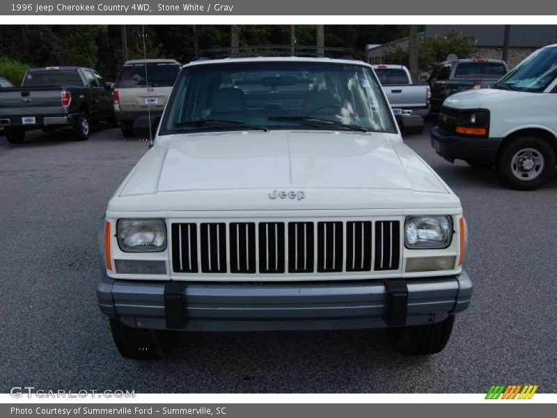 Stone White / Gray 1996 Jeep Cherokee Country 4WD