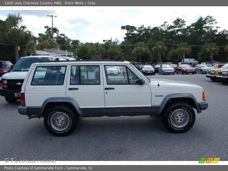 Stone White / Gray 1996 Jeep Cherokee Country 4WD