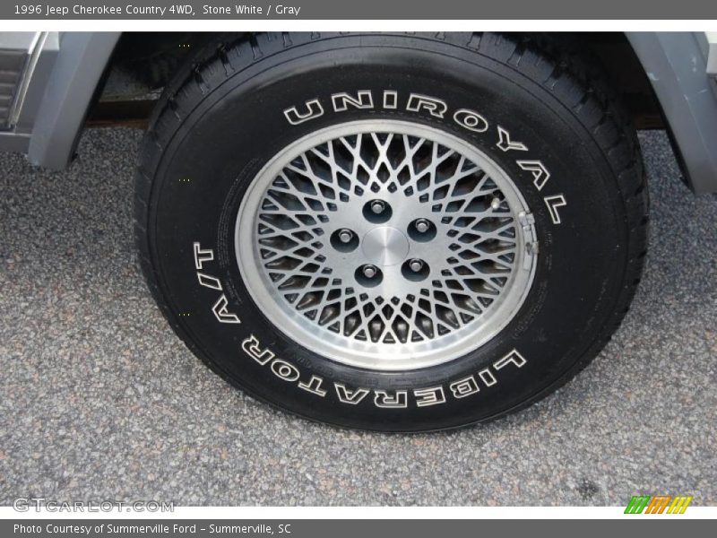 Stone White / Gray 1996 Jeep Cherokee Country 4WD