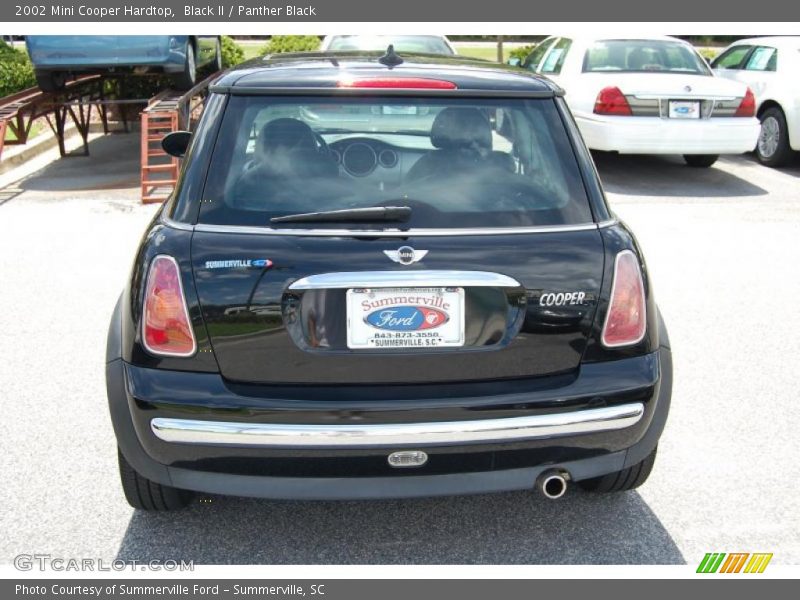 Black II / Panther Black 2002 Mini Cooper Hardtop