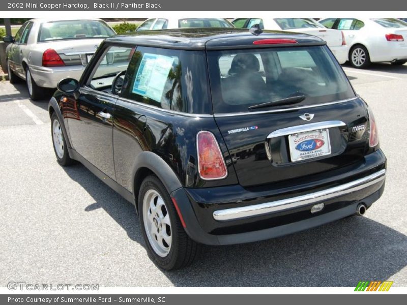 Black II / Panther Black 2002 Mini Cooper Hardtop
