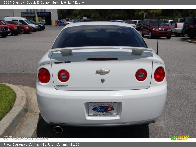 Summit White / Ebony 2007 Chevrolet Cobalt SS Coupe