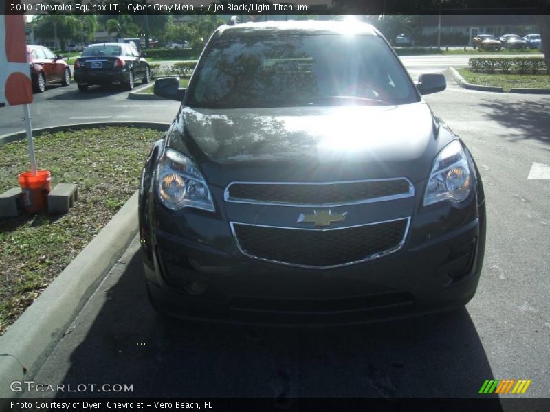 Cyber Gray Metallic / Jet Black/Light Titanium 2010 Chevrolet Equinox LT