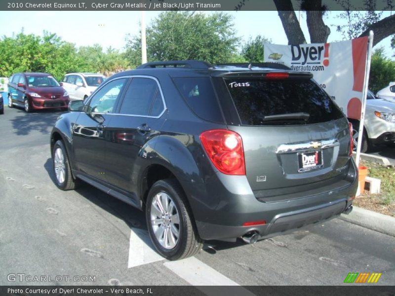 Cyber Gray Metallic / Jet Black/Light Titanium 2010 Chevrolet Equinox LT