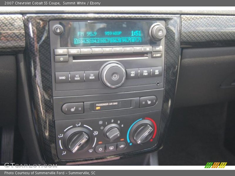 Summit White / Ebony 2007 Chevrolet Cobalt SS Coupe