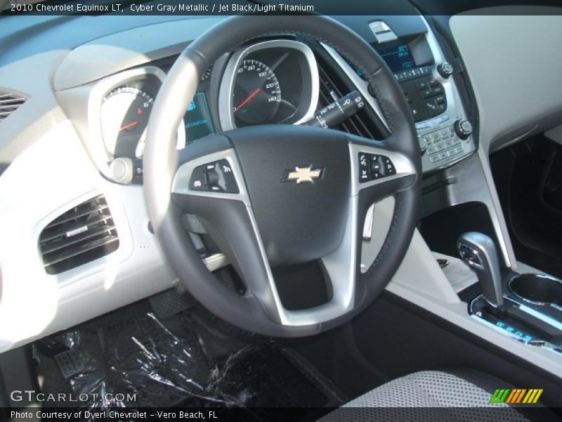 Cyber Gray Metallic / Jet Black/Light Titanium 2010 Chevrolet Equinox LT