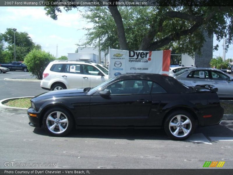 Black / Black/Dove Accent 2007 Ford Mustang GT/CS California Special Convertible