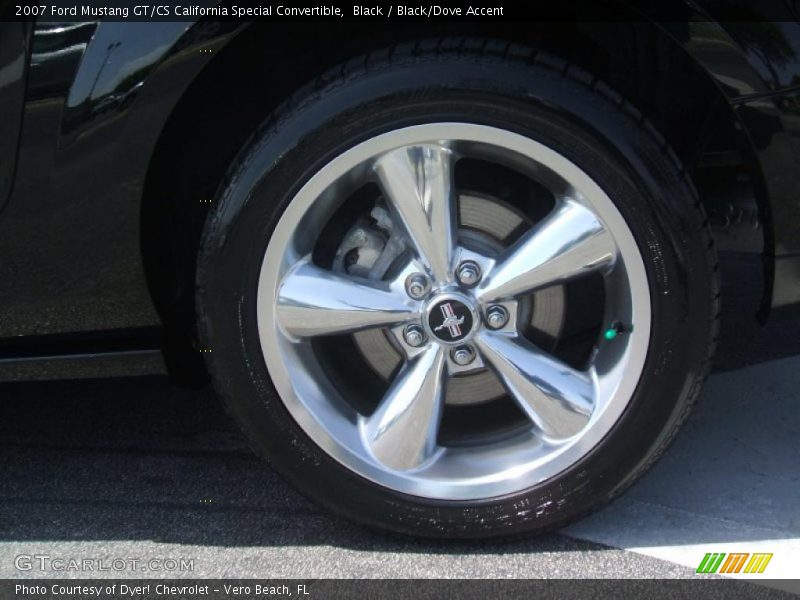 Black / Black/Dove Accent 2007 Ford Mustang GT/CS California Special Convertible