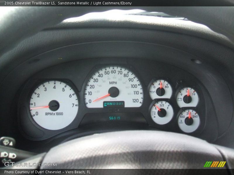 Sandstone Metallic / Light Cashmere/Ebony 2005 Chevrolet TrailBlazer LS