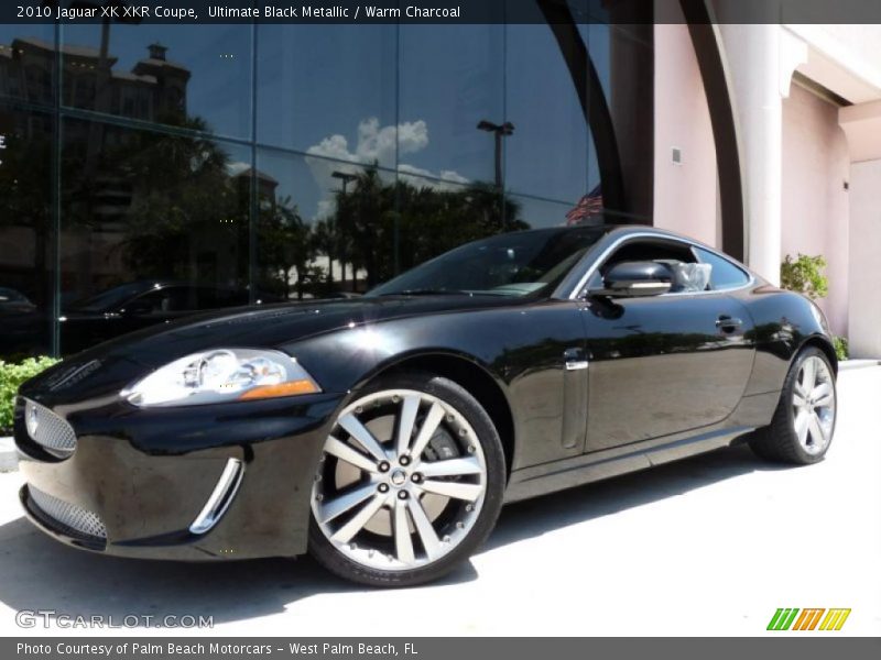 Ultimate Black Metallic / Warm Charcoal 2010 Jaguar XK XKR Coupe