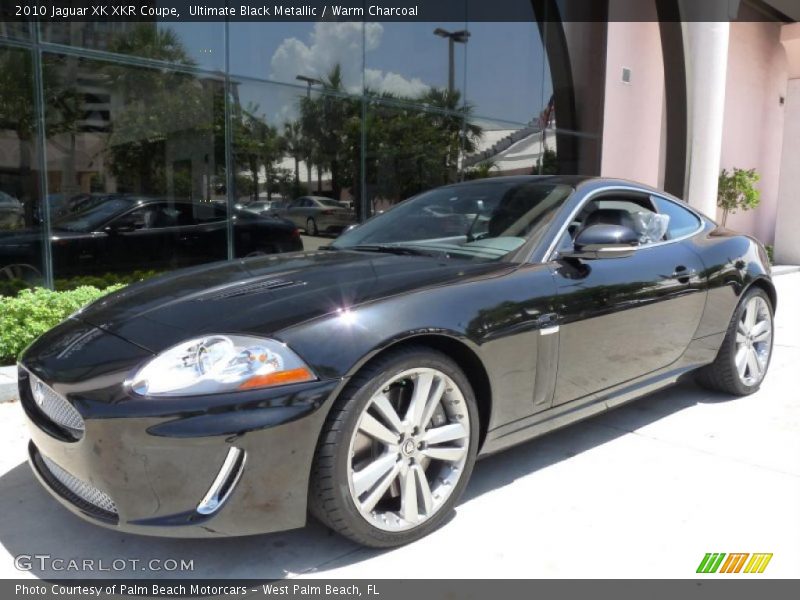 Ultimate Black Metallic / Warm Charcoal 2010 Jaguar XK XKR Coupe