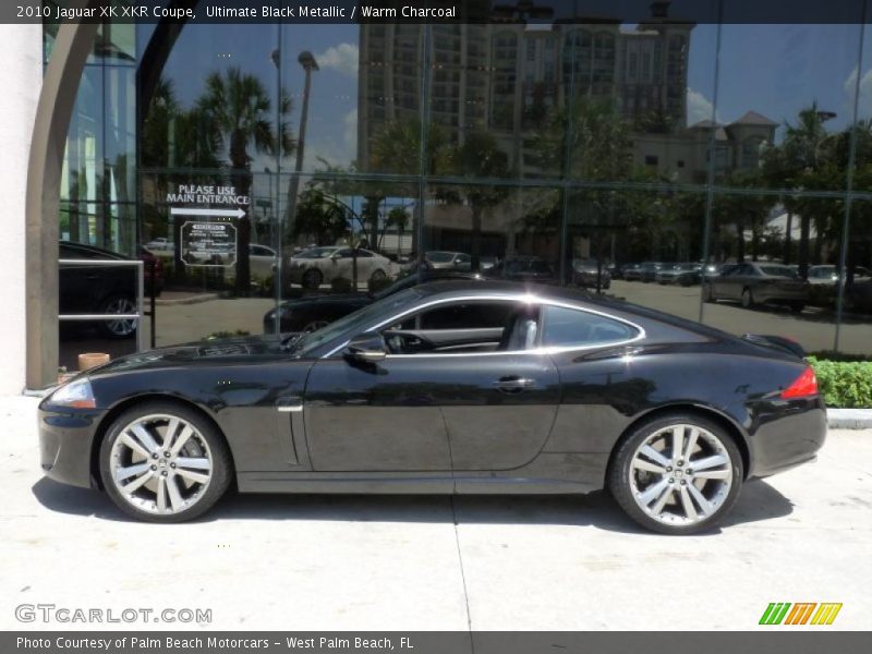 Ultimate Black Metallic / Warm Charcoal 2010 Jaguar XK XKR Coupe