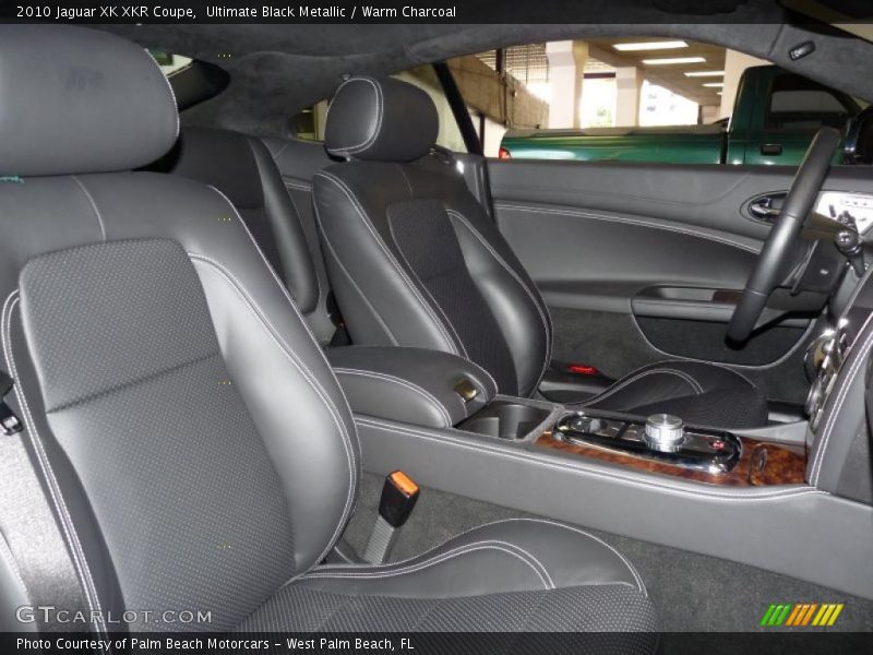 Ultimate Black Metallic / Warm Charcoal 2010 Jaguar XK XKR Coupe