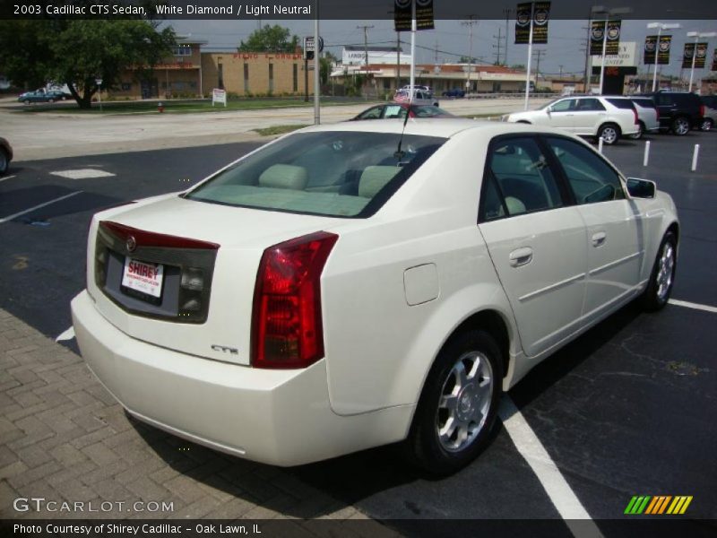 White Diamond / Light Neutral 2003 Cadillac CTS Sedan
