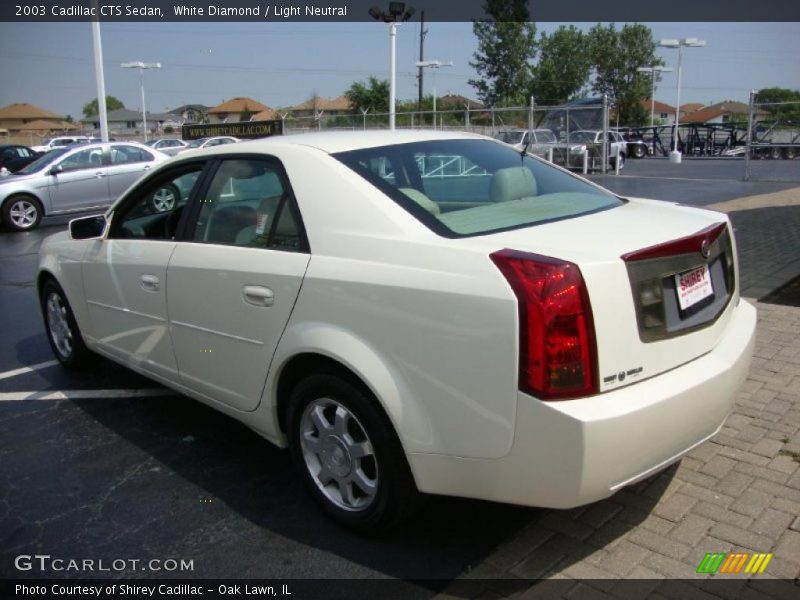 White Diamond / Light Neutral 2003 Cadillac CTS Sedan
