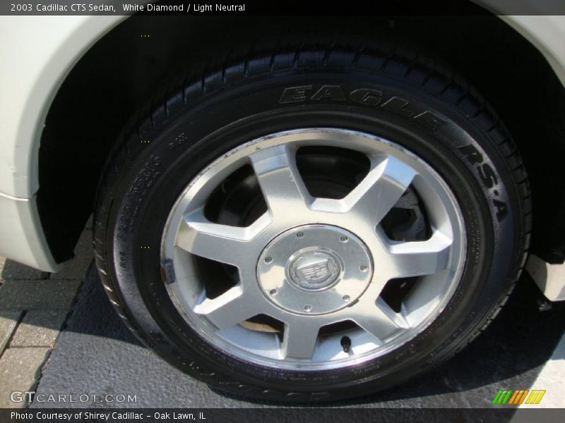 White Diamond / Light Neutral 2003 Cadillac CTS Sedan