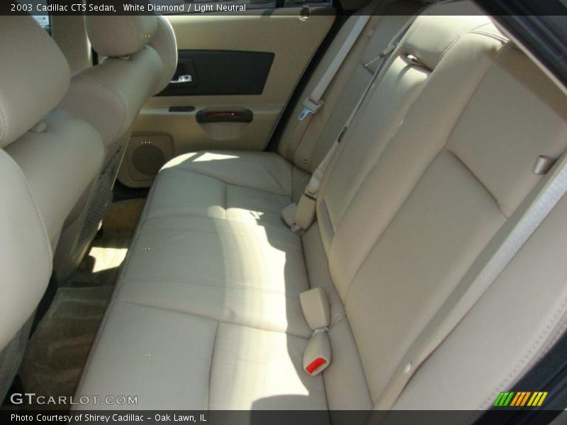 White Diamond / Light Neutral 2003 Cadillac CTS Sedan