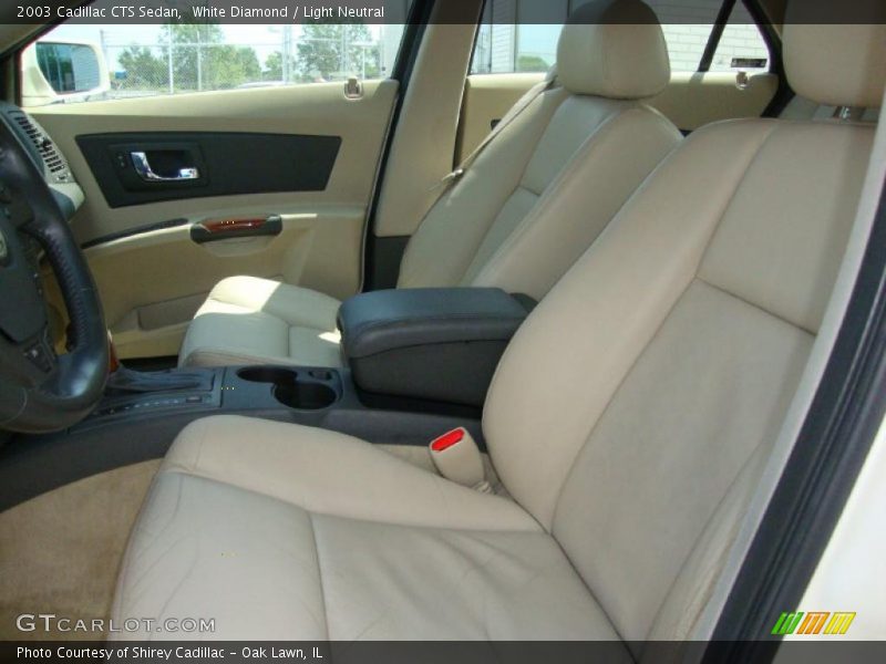 White Diamond / Light Neutral 2003 Cadillac CTS Sedan