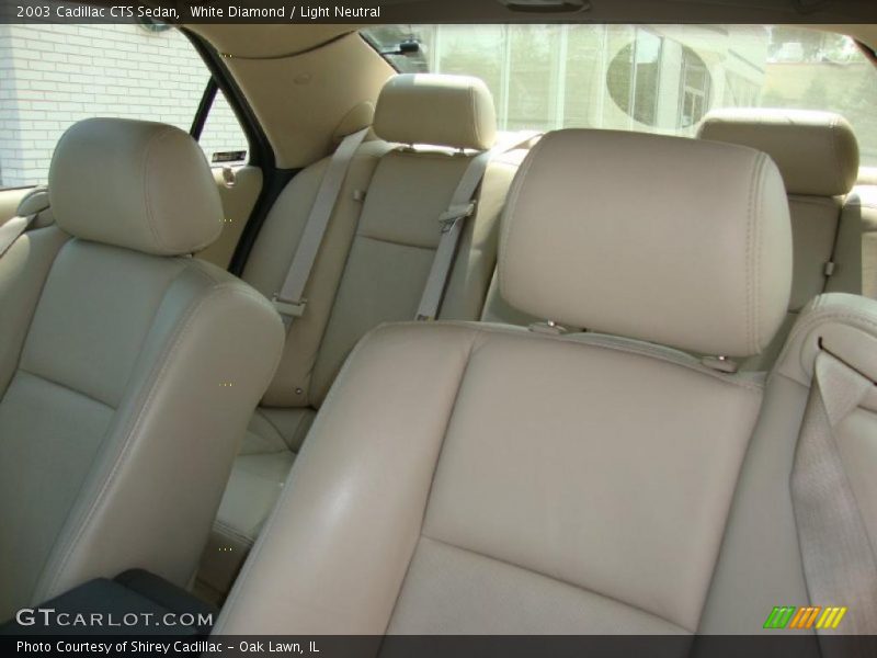 White Diamond / Light Neutral 2003 Cadillac CTS Sedan