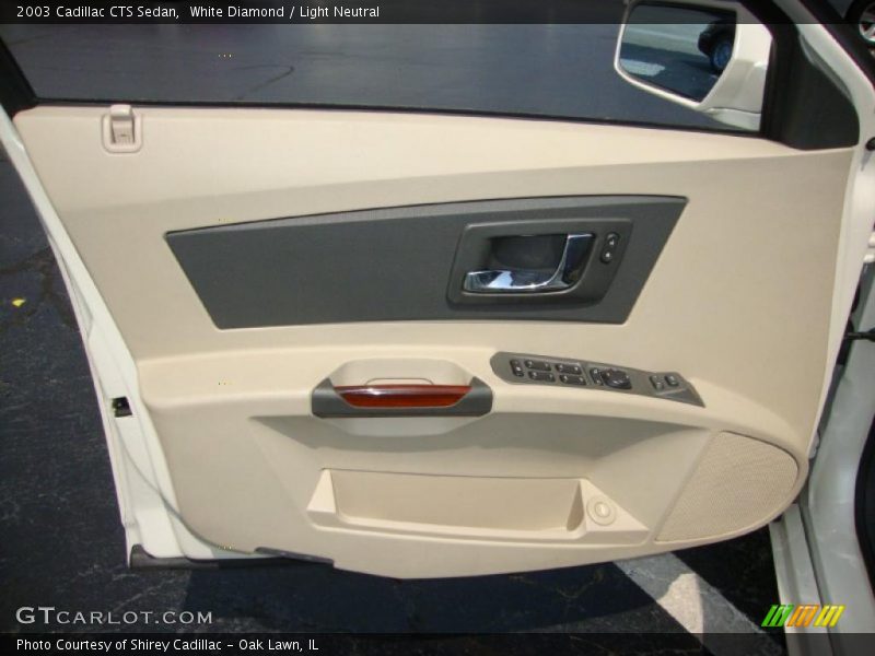 White Diamond / Light Neutral 2003 Cadillac CTS Sedan