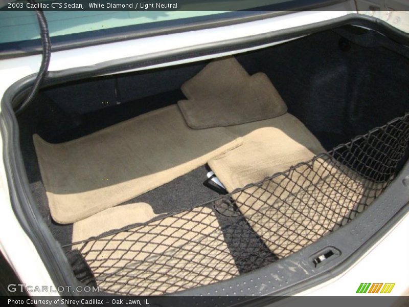 White Diamond / Light Neutral 2003 Cadillac CTS Sedan
