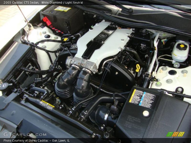 White Diamond / Light Neutral 2003 Cadillac CTS Sedan