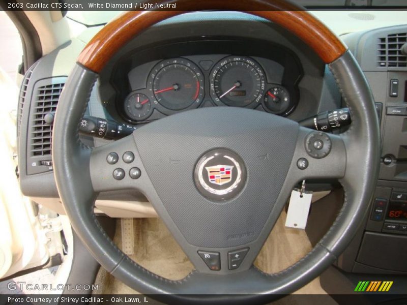White Diamond / Light Neutral 2003 Cadillac CTS Sedan