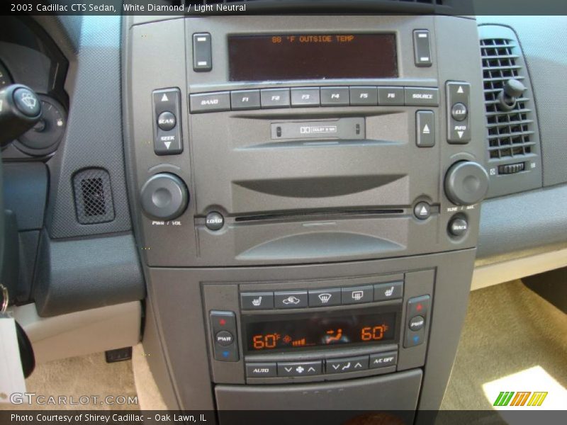 White Diamond / Light Neutral 2003 Cadillac CTS Sedan