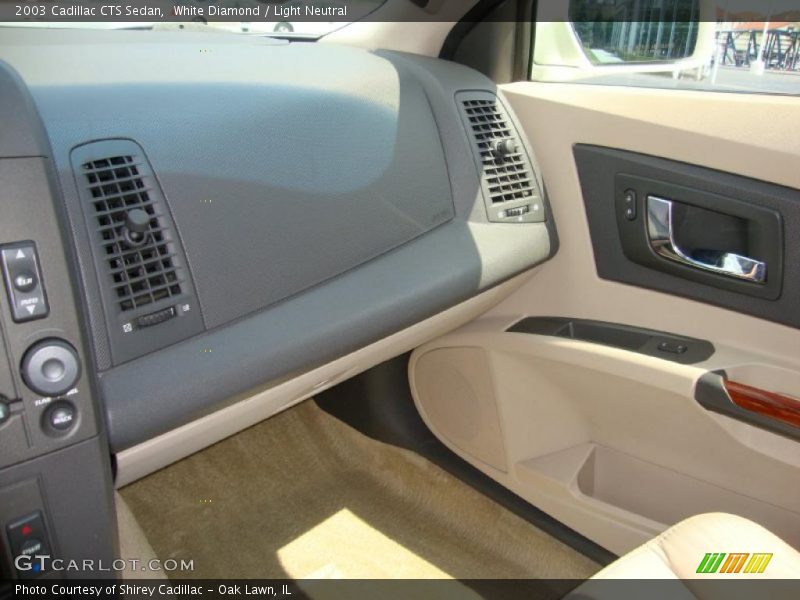 White Diamond / Light Neutral 2003 Cadillac CTS Sedan