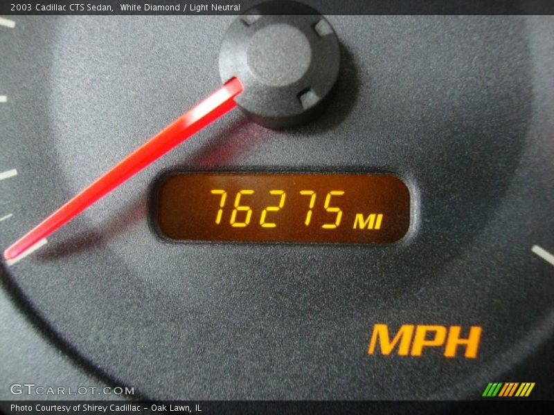 White Diamond / Light Neutral 2003 Cadillac CTS Sedan