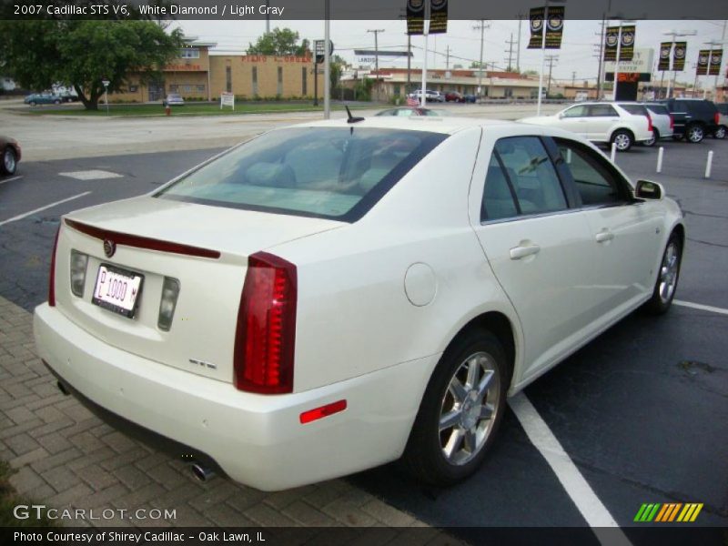 White Diamond / Light Gray 2007 Cadillac STS V6