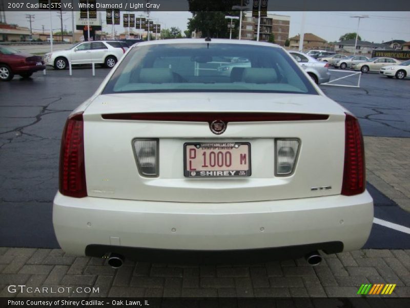 White Diamond / Light Gray 2007 Cadillac STS V6