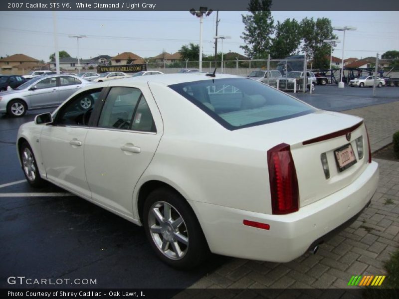White Diamond / Light Gray 2007 Cadillac STS V6