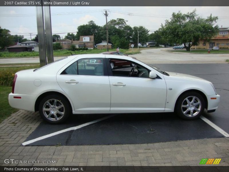 White Diamond / Light Gray 2007 Cadillac STS V6